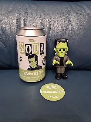 Buy Frankenstein Funko Vinyl Soda Common 1/4,200 International Toy Figure • 12.95£