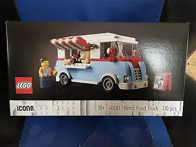 Buy Brand New Vip Exclusive Promo Only Lego Icons 40681 Retro Food Truck Set Sealed • 24.95£
