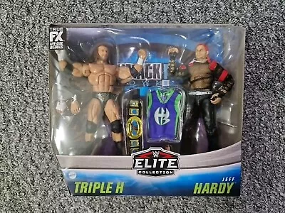 Buy WWE Mattel Elite Series 2 Pack Triple H And Jeff Hardy Smackdown Figure • 99£