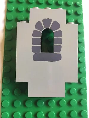 Buy Lego Castle Panel 2x5x6 With Dark Gray Window Stones Pattern 4444p01 6073 6080 • 2.49£
