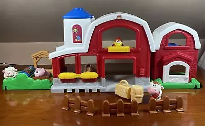 Buy Vintage Fisher Price Little People Farm, Barnyard Sounds, Animals, Good Working • 24.99£