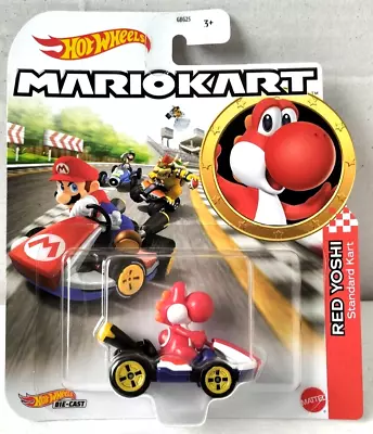 Buy Hot Wheels Mario Kart - Red Yoshi - Standard Kart - Model No. GPD90 • 19.99£