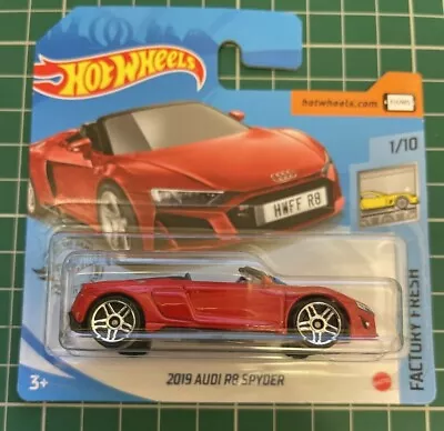 Buy Hot Wheels 2019 Audi R8 Spyder Red Factory Fresh Number 175 New And Unopened • 19.99£