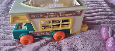 Buy Vintage Fisher Price Little People #994 PLAY FAMILY CAMPER 1973-1976 • 3£