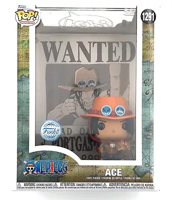 Buy Funko Pop! One Piece Portgas D. Ace With Wanted Poster #1291 Special Edition • 37.27£