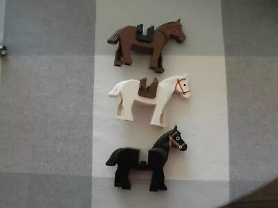 Buy 3 Lego Horses In Good Condition. Western Castle • 9.95£