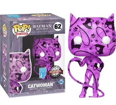Buy Funko Pop #62 Art Series Batman Returns -catwoman-special Edition • 16£