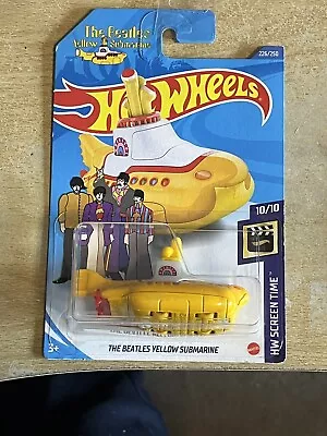 Buy Diecast Hotwheels Beatles Yellow Submarine Long Card • 12.99£