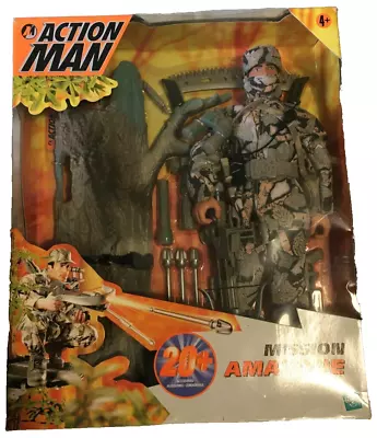 Buy Action Man Mission Amazone Hasbro Sealed Marine Mission 2000 • 54.99£