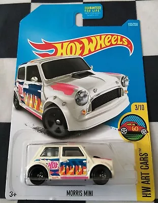 Buy 2016 Hot Wheels Morris Mini HW Art Cars Long Card 193/250 #3/10 • 6.95£