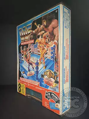 Buy DEFLECTOR DC® WWF Hasbro Official Wrestling With Ring Sound Effects DISPLAY CASE • 23.10£
