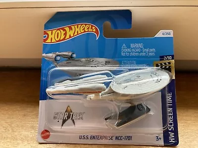 Buy Hot Wheels - Uss Enterprise Ncc - 1701 ,star Trek, White, New 2024 • 3.99£