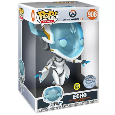 Buy Funko Overwatch 2 Jumbo Echo Vinyl Figure Glow In The Dark POP! Games No 906 • 31.99£