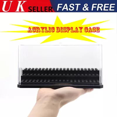 Buy Acrylic Display Case For Brick Figures Minifigure Box Storage W/ 3 Movable Steps • 7.39£