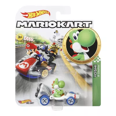 Buy Hot Wheels Yoshi Mario Kart Diecast Model GBG29 • 11.95£
