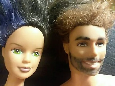 Buy 2 Barbie's 1 Male Markings And Haircuts • 18.66£