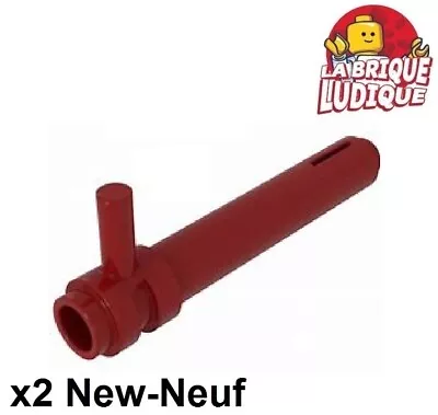 Buy LEGO 2x Cylinder 1x5 1/2 Handle Verin Lance Red Dark / Dark Red 87617 • 1.76£