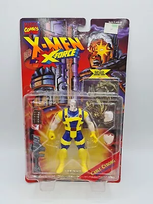 Buy ToyBiz Marvel Comics X-Men X-Force Cable Carded Figure 1995 Vintage Sealed A21 • 29.99£
