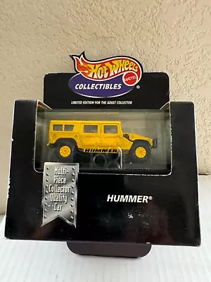 Buy Hot Wheels Collectibles Black Box Hummer Yellow Limited Edition K53 • 14£