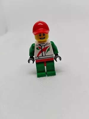 Buy LEGO City Town Minifigure OCTAN RACE CAR MECHANIC Cty0390 From Set 60025 • 3.29£