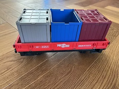 Buy Playmobil 5258 Cargo Train Flat Wagon • 10£
