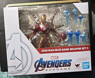 Buy BANDAI S.H.Figuarts Iron Man Mark 50 Nano Weapon Set 2 Avengers End Game Figure • 85£