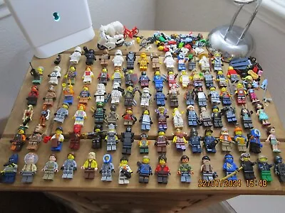 Buy 90+ Lego Minifigures Bundle Harry Potter Starwars Batman Plus Some Spares Shown. • 1.04£