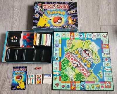 Buy 100% Complete Vintage 1999 Collector's Edition Hasbro Pokemon Monopoly • 44.99£