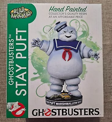 Buy NECA Ghostbusters Stay Puft Marshmallow Man Head Knocker Bobbleheads - New • 45.52£