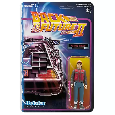 Buy Super7 Back To The Future Part II Future Marty McFly Reaction Figure • 17.99£
