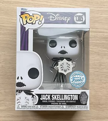 Buy Funko Pop Disney Nightmare Before Christmas Jack Skellington Snowflake #1385 • 24.99£