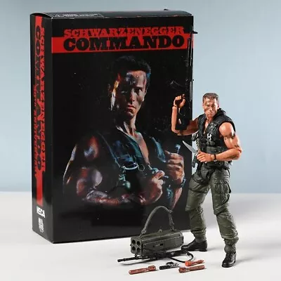 Buy NECA Commando 30th Anniversary John Matrix Action Figure Collectible Model Toy G • 40£