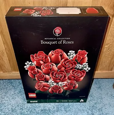 Buy LEGO Icons: Bouquet Of Roses (10328) Brand New & Sealed • 39.75£