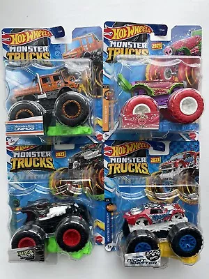 Buy Hot Wheels MONSTER TRUCKS 1:64 Bundle Mercedes Night Shifter Ratical Carbonator • 34.99£