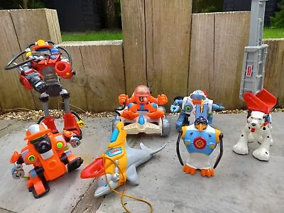 Buy Vintage Fisher Price Rescue Heroes Action Figure, Robot, Penguin, Monkey Bundle • 9.99£