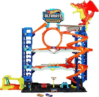 Buy Hot Wheels Let's Race Netflix- City Ultimate Garage Playset With 2 Die-Cast Cars • 96£