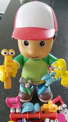 Buy HANDY Manny DISNEY MATTEL 10  TALKING Figure Toy 2007 With Extra Tools/ Toolbox • 12£