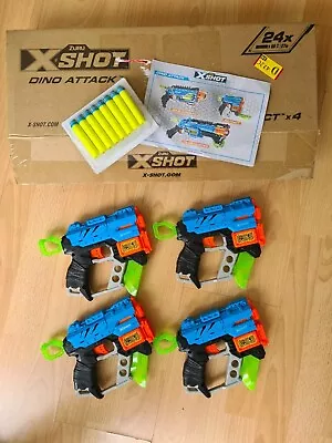 Buy CHILDRENS 4x ECLIPSE X SHOT GUNS TOY DART GUNS. BOXED • 9.99£