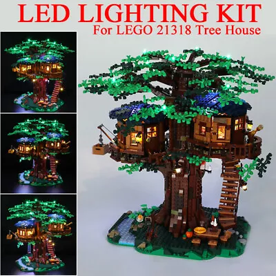 Buy LED Light Kit For Tree House - Compatible With LEGOs 21318 Set (Remote) • 35.98£
