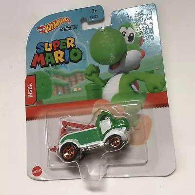 Buy Genuine Mattel Hot Wheels Nintendo Super Mario Car YOSHI • 14.99£