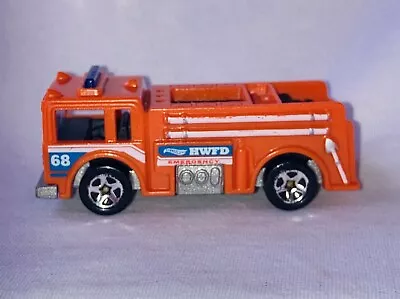 Buy Hot Wheels Fire Rescue Orange Truck #68 Fire Eater HWFD 2013 Loose 1:64 Scale • 4.60£