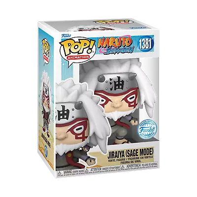 Buy Funko Pop Sage Mode Jiraiya (1381) Naruto Anime Exclusive Vinyl Figure Figurine • 17.99£