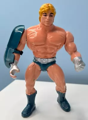 Buy Vintage 1987 Laser Power He-Man Dolph Variant MOTU Action Figure Mattel Italy • 199.99£