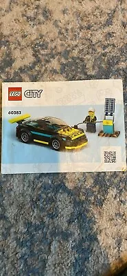 Buy LEGO 60383 City Electric Sports Car Toy With Racing Driver Minifigure Incomplete • 2£