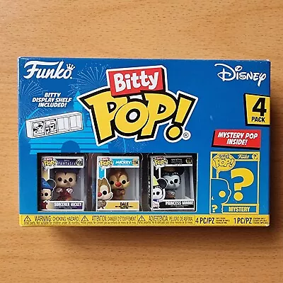 Buy Funko Bitty POP! Disney Sorcerer Mickey 4 Pack Vinyl Figures New Free P&P • 11.98£