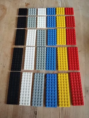 Buy Lego Vintage Plates 4x4 4x6 4x8 4x10 4x12 Light Grey Blue Black Etc • 2.49£