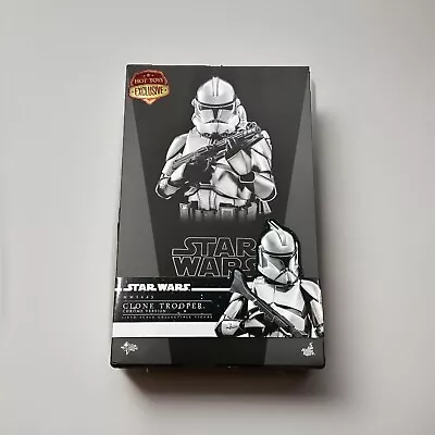 Buy Hot Toys Star Wars Clone Trooper Chrome Version - Exclusive Mms643 Pre Owned • 200£