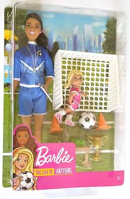 Buy Barbie You Can Be Anything Doll Doll Football Coach Mattel GJM71 • 26.98£