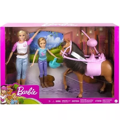 Buy Mattel Barbie Stacie Sisters Horse Playset With Horse And Saddle • 28.16£