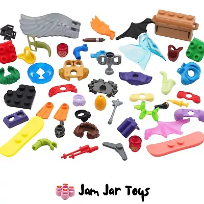 Buy LEGO Minifigure Accessories Various Types  Large Selection 140+ Choose Mix SAVE • 4.49£